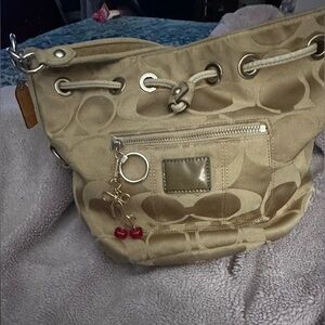 Coach Poppy Drawstring Bucket Bag